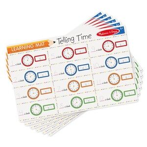 Melissa & Doug Colorful Time Teaching Mat: BUNDLE 3